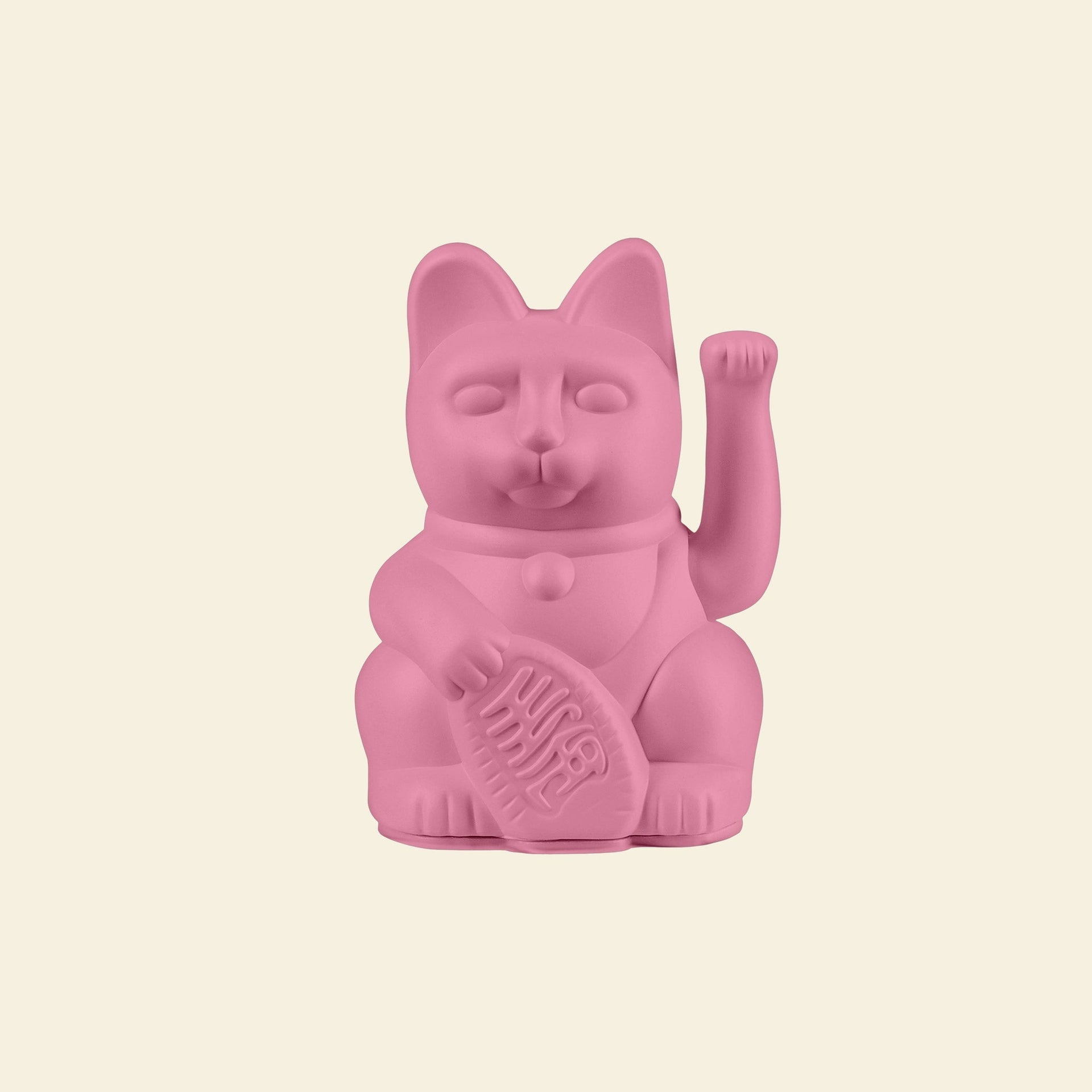 Mini Chat Chanceux Rose Chaud