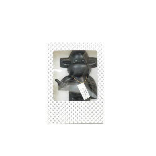 Ornament - Hanging Loose Monkey Figurine 'The Legend' - Polyresin - Black - 20.5x13.5x35cm
