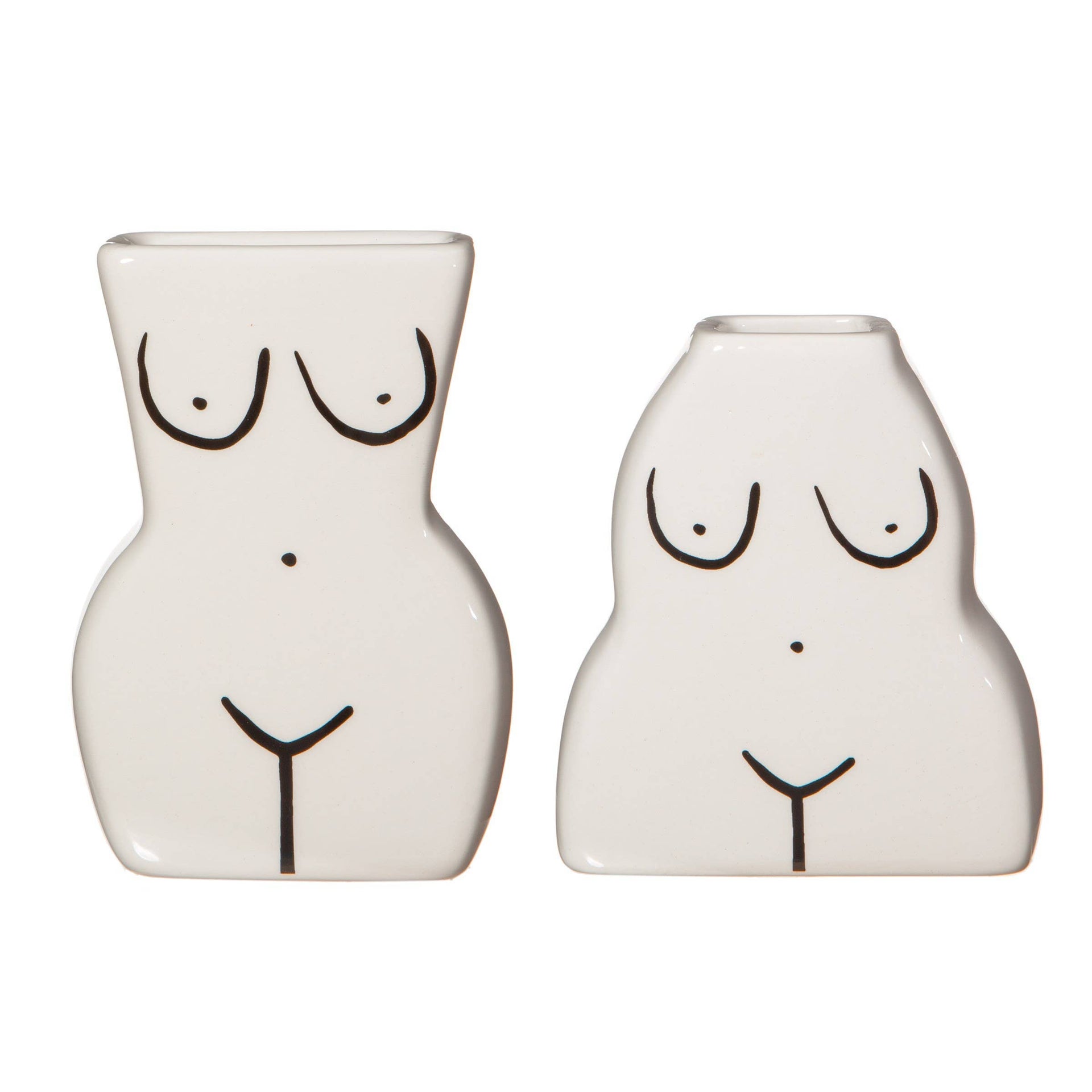 Vasi Corpo di Donna Confezione da 2