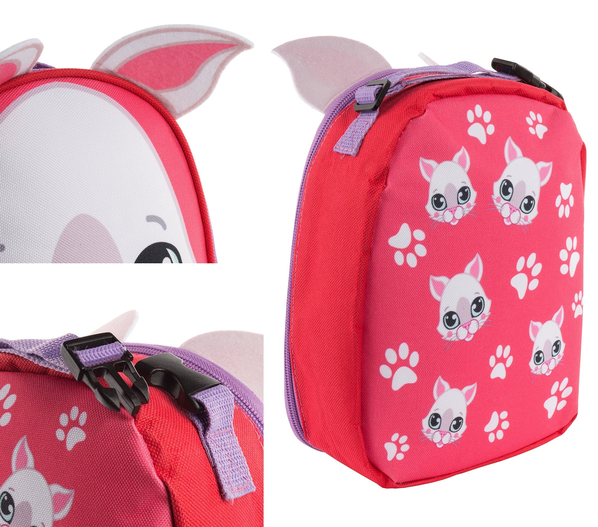 Sac repas – rose chat