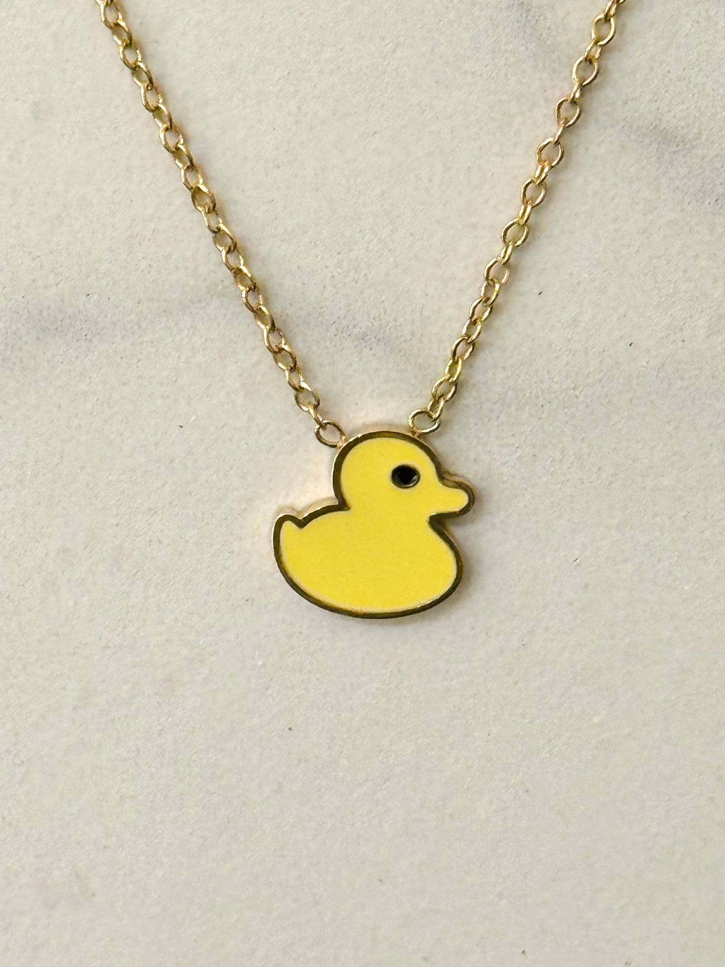 Collana Anatra Gialla