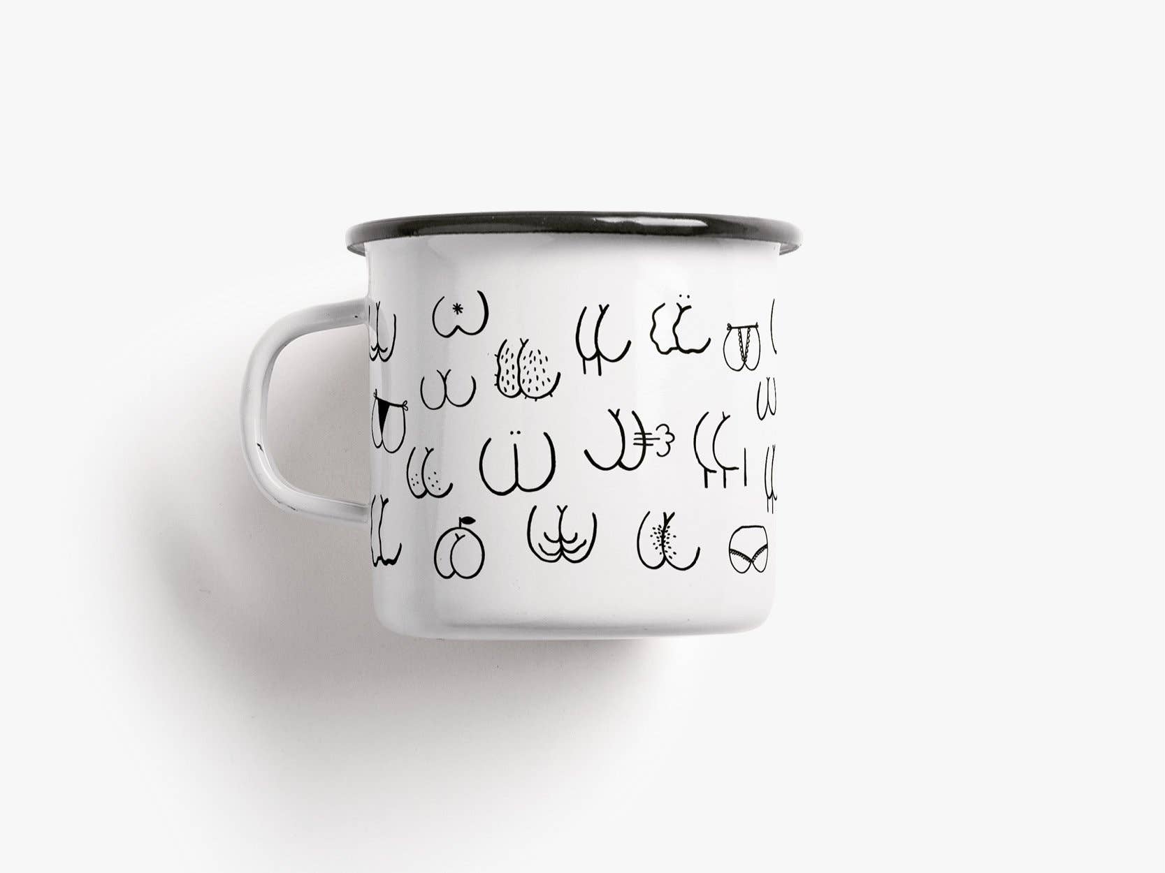 Tazza in smalto - Bad Ass