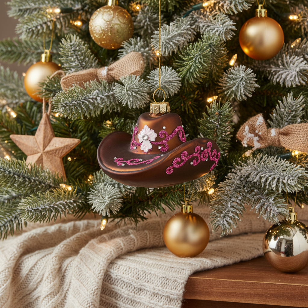 Décoration à suspendre Chapeau de Cow-boy