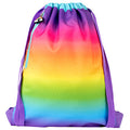 Sac à cordon avec bandoulière – arc-en-ciel