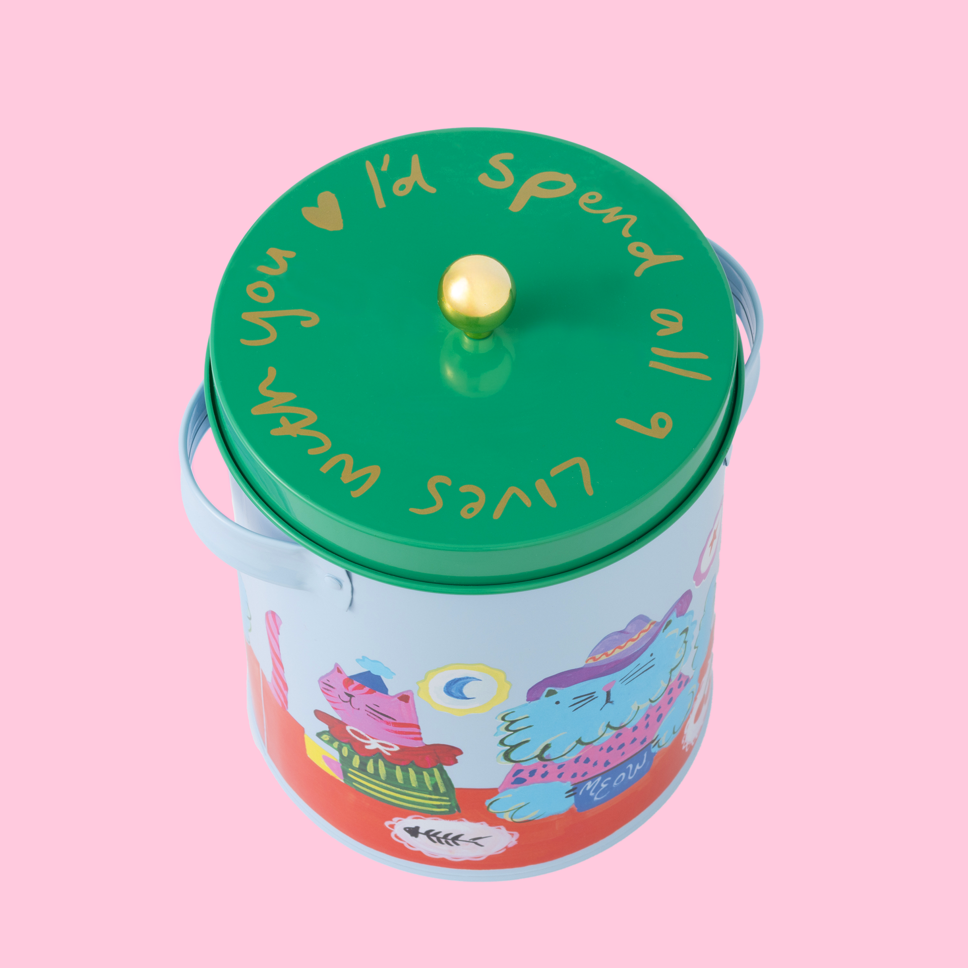 Cool Cat Club Storage Box & Scoop