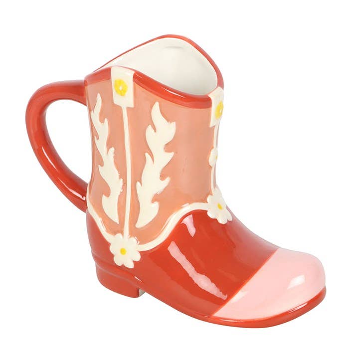 Tazza a forma di stivale da cowboy – Rosa