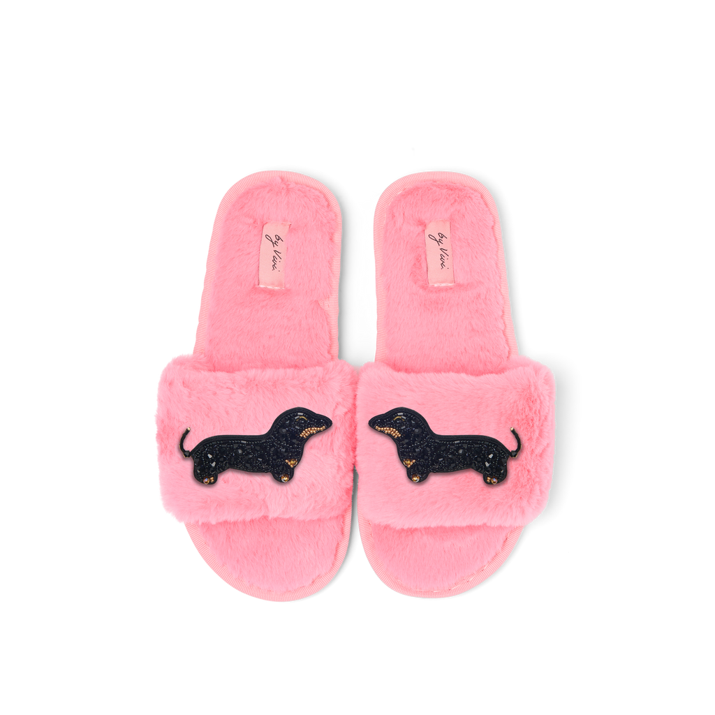 Paire de broches pour Chaussons - Teckel