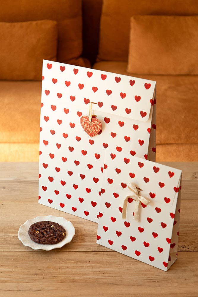 Cuori rossi - Sacchetto regalo