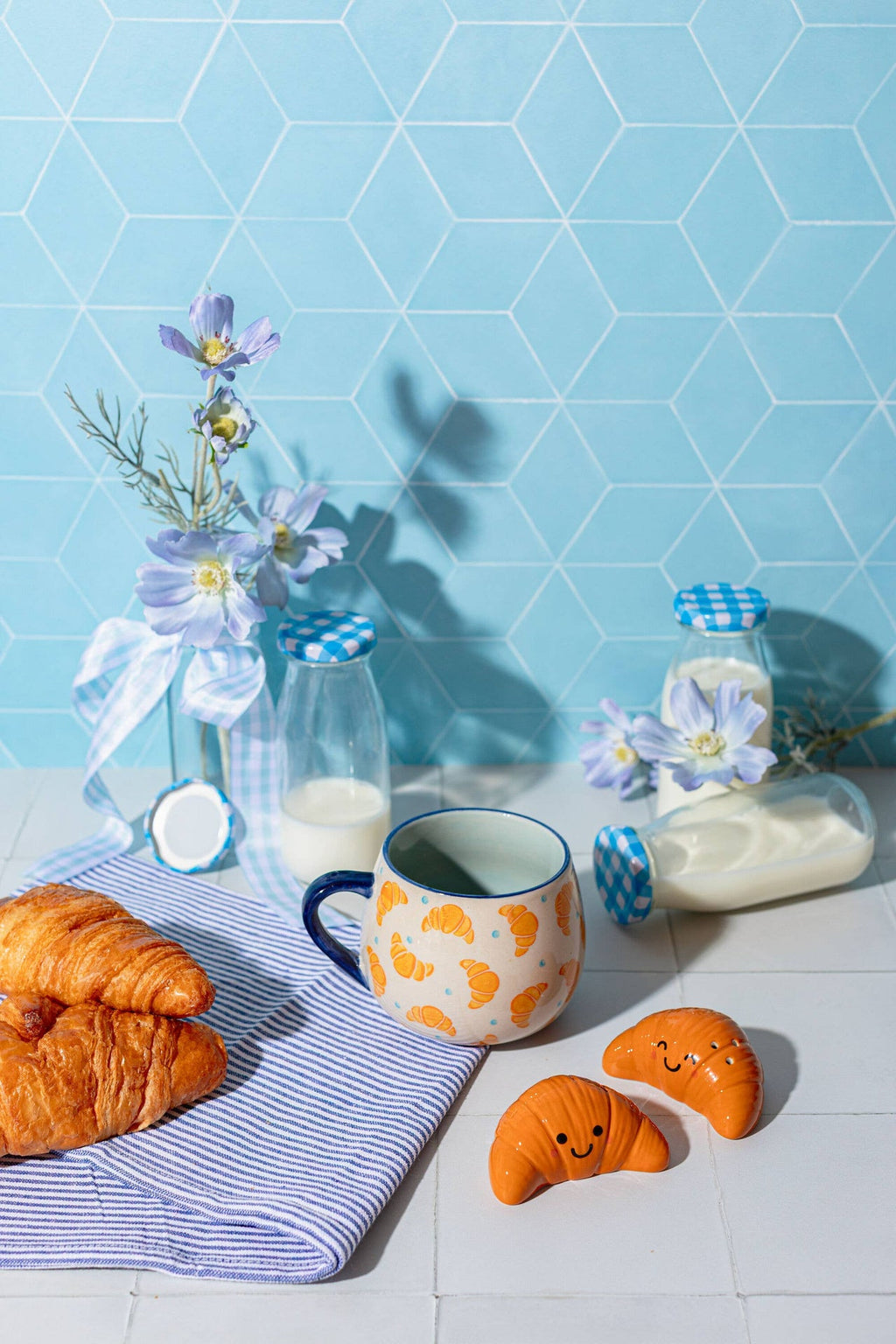 Salière et poivrière Croissant