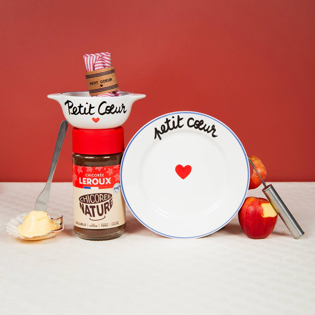 Assiette La Famille S’éclate - Petit Cœur – vue produit 3