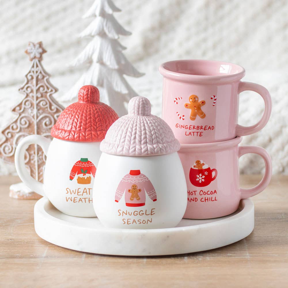 Tazza di Natale Pan di zenzero Rosa
