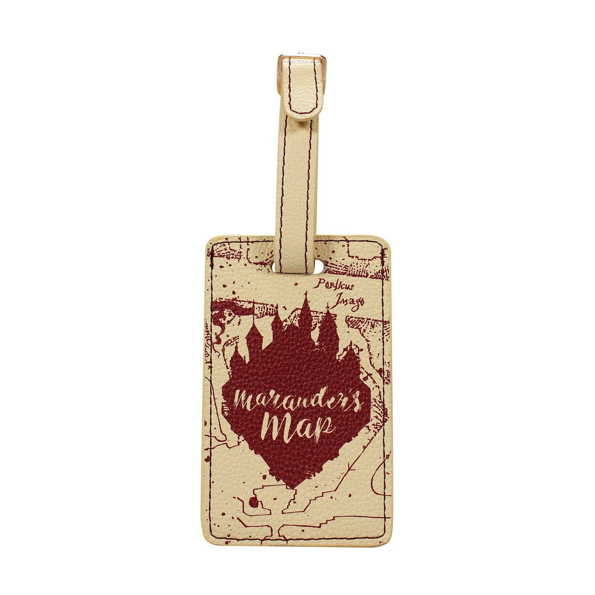 Étiquette à bagage Harry Potter - Carte du Maraudeur
