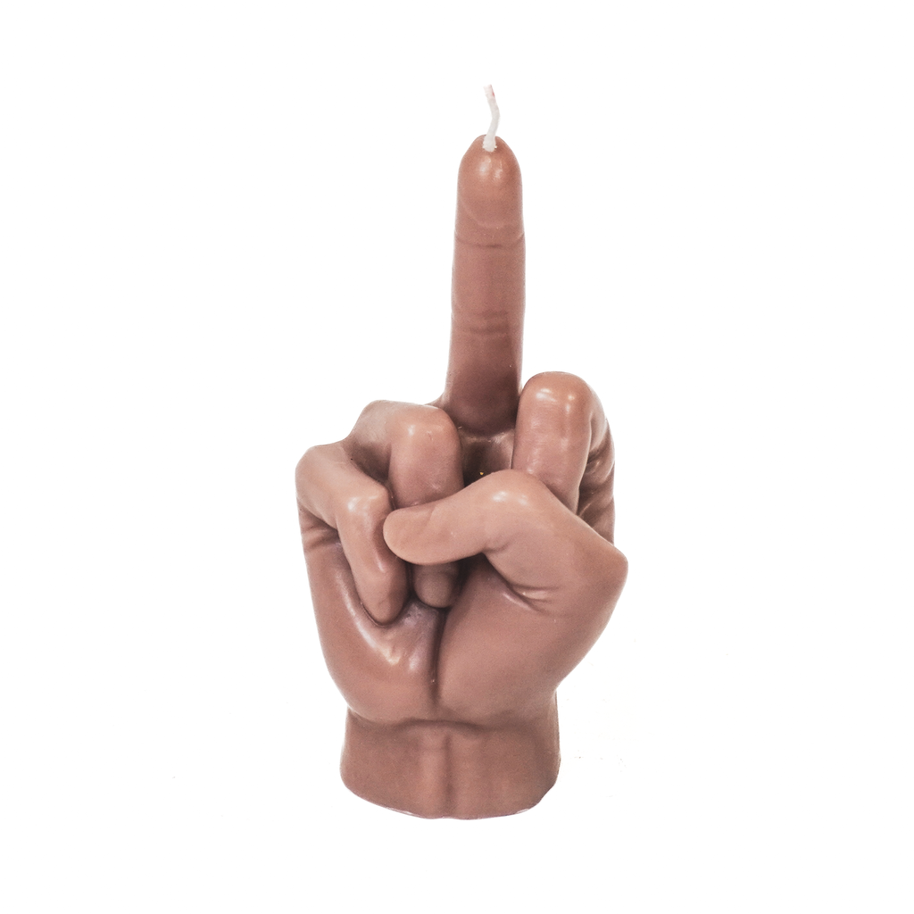 Candela - Dito medio - Cera - Talpa - 310 grammi - 10x9x17 cm