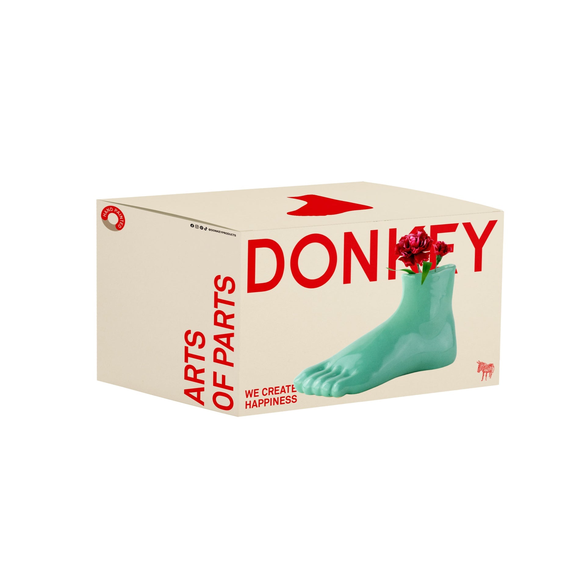 vase pied donkey