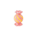 Candlestick - Toffee Candy - Ceramic - Pink/Yellow - 8.5x8.5x13 cm