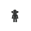 Ornamento - Statuetta Scimmia 'La Leggenda' - Poliresina - Nero - 20,5x13,5x35 cm