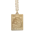 Collier Carte de Tarot Vintage de la Lune