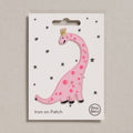 Toppa Termoadesiva - Dinosauro Rosa