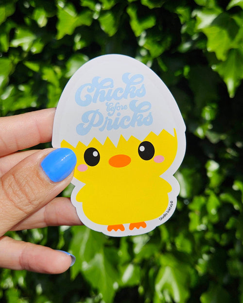 Adesivi Pulcino "Chicks before Pricks"