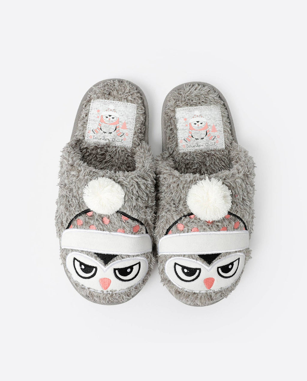 Chaussons Femme - Chouette "Winter Owl"
