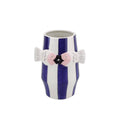 Vase - Fish Flower Vase - Blue/White/Pink - 14x11.5x18.5cm