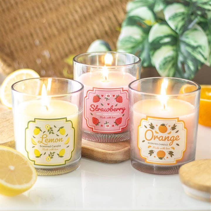 Bougie parfumée au citron