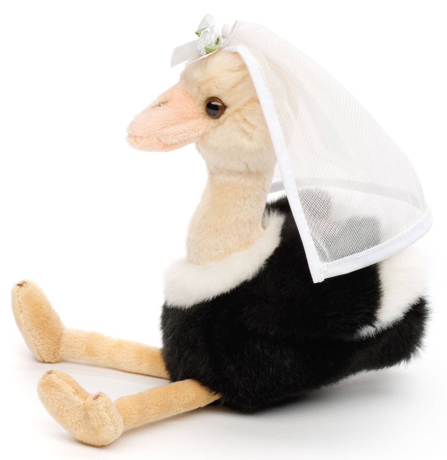 Bouquet peluche doiseaux avec voile de mariée Uni Toys