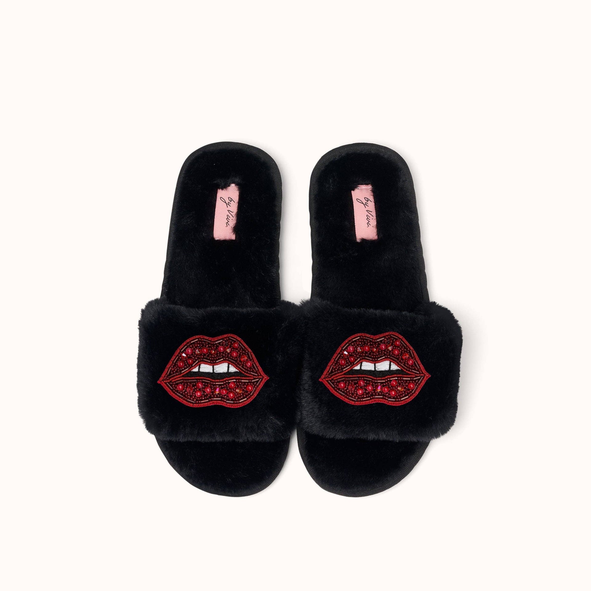 Paire de broches pour Chaussons - Lèvres