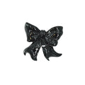 Wall Vase - Bowl Vase - Ceramic - Black - 19x18.5x5.5 cm