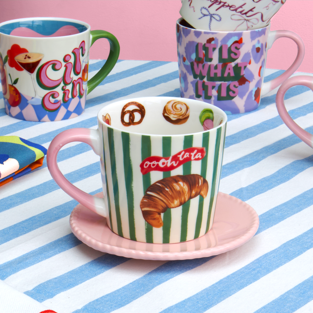 Mug Croissant « Oooh La La » – 300 ml