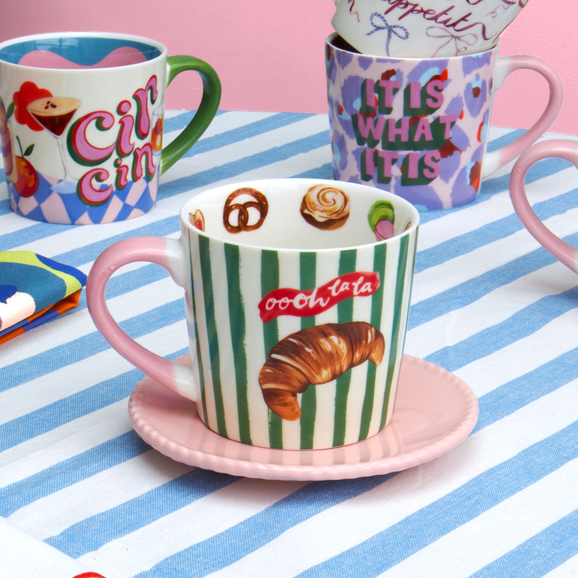 Mug Croissant « Oooh La La » – 300 ml