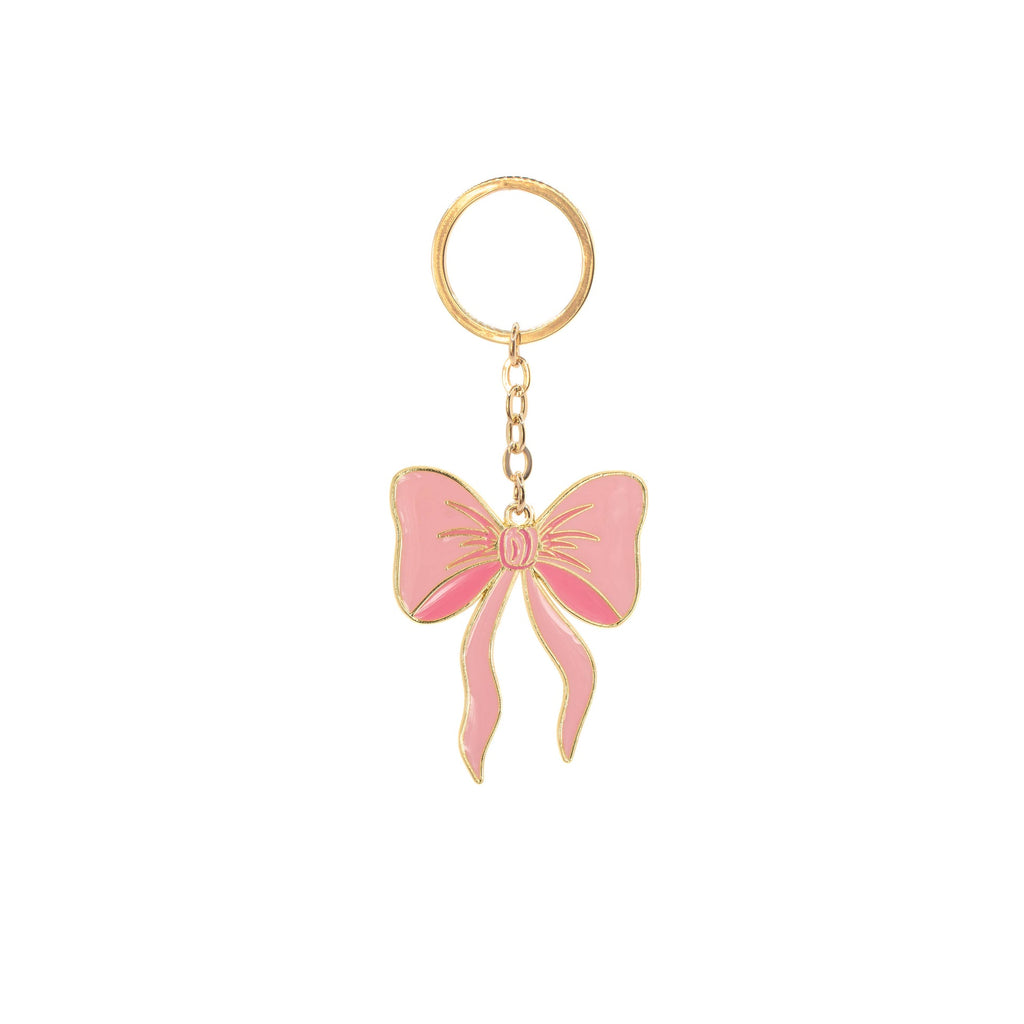 Portachiavi con nodo rosa