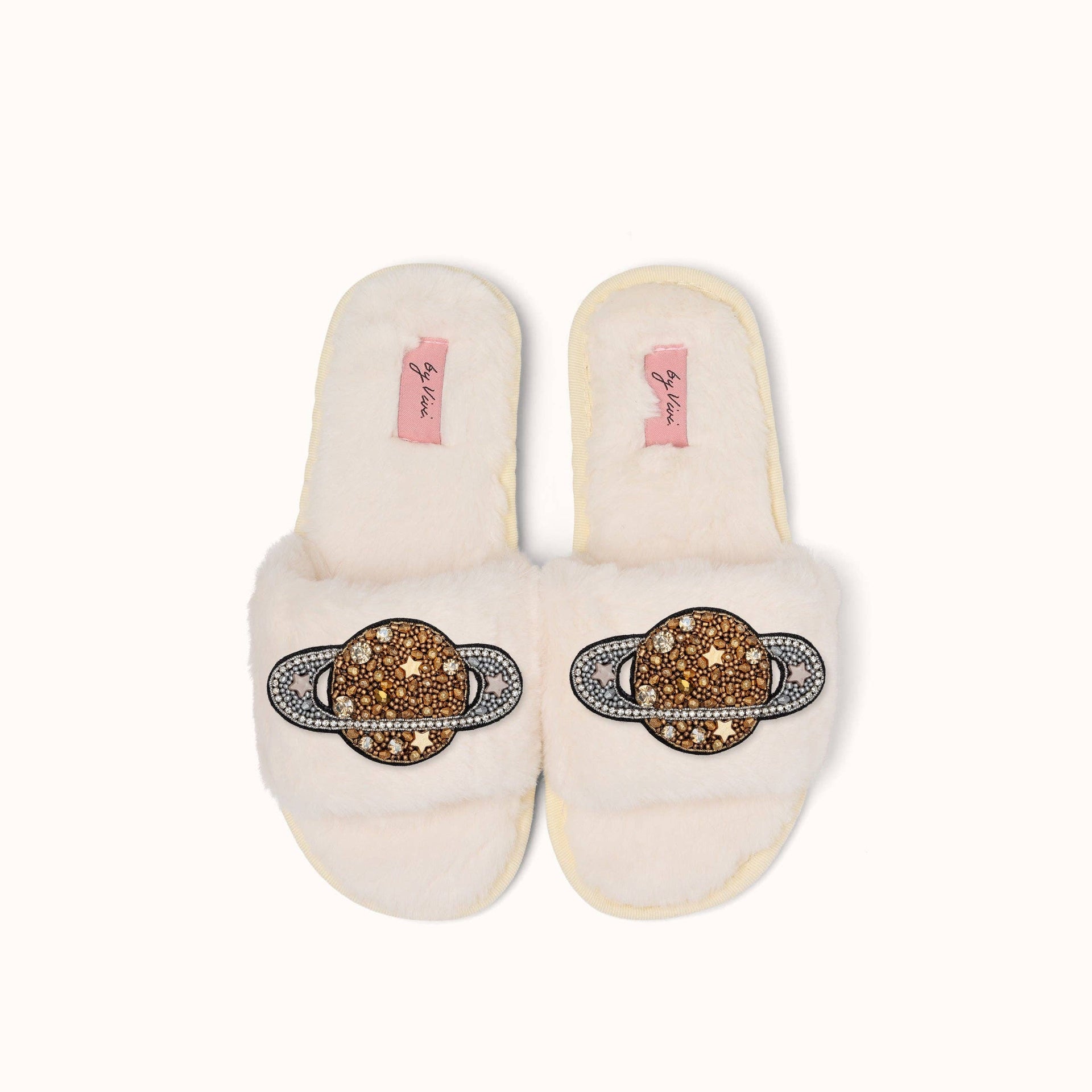 Paire de broches pour Chaussons - Saturne