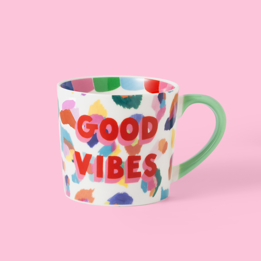 Mug Léopard « Good Vibes » – 300 ml