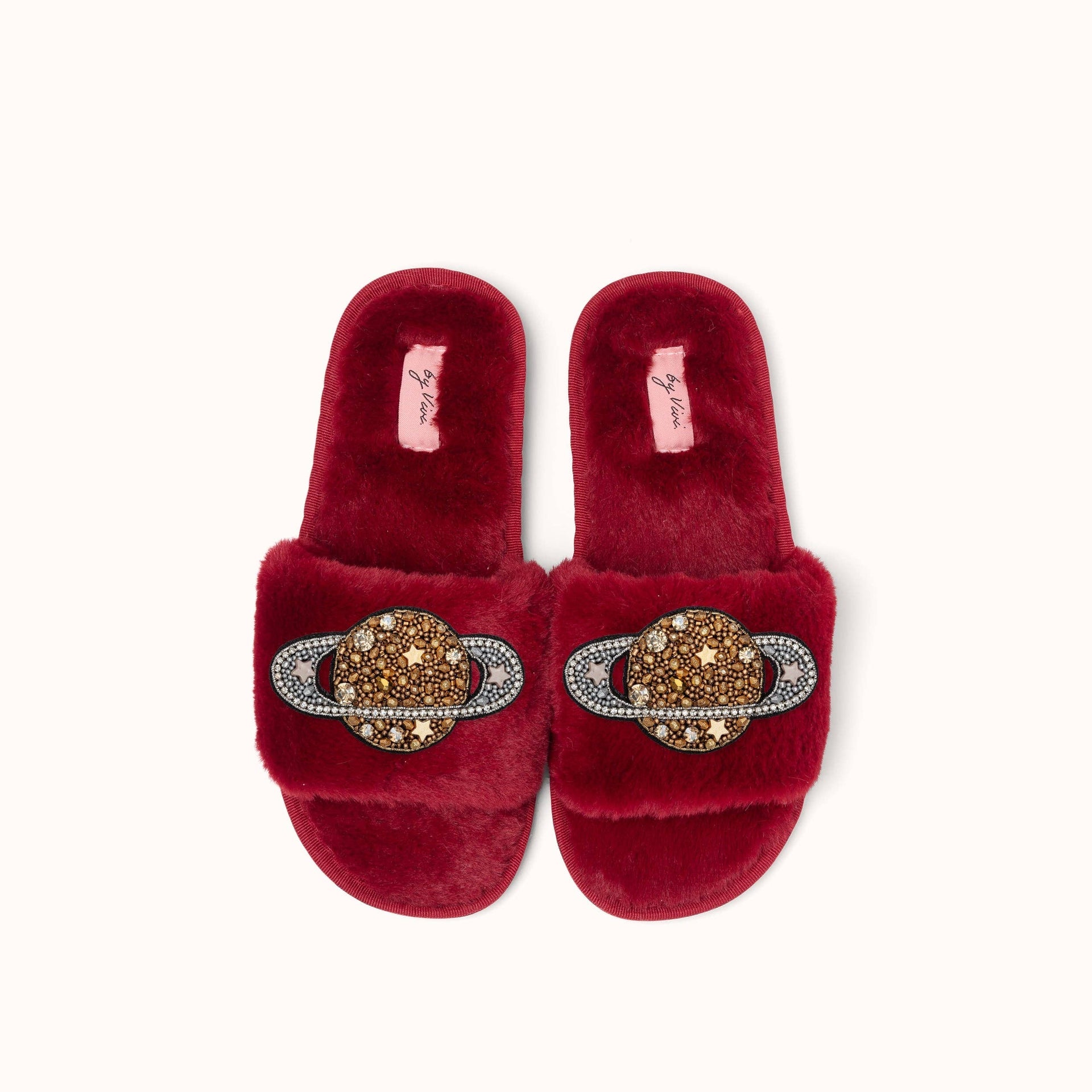 Paire de broches pour Chaussons - Saturne
