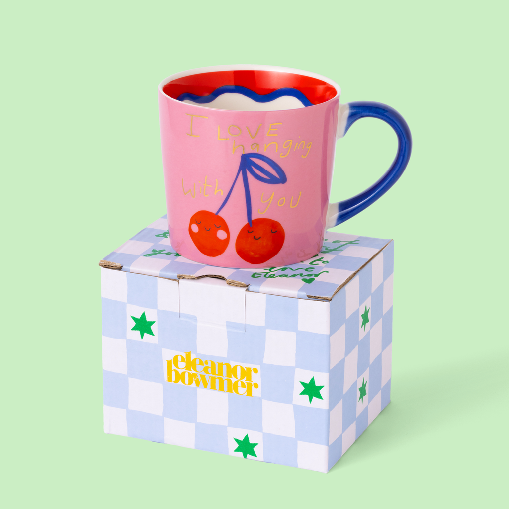 Mug Cerises « J’aime traîner avec toi » – 300 ml
