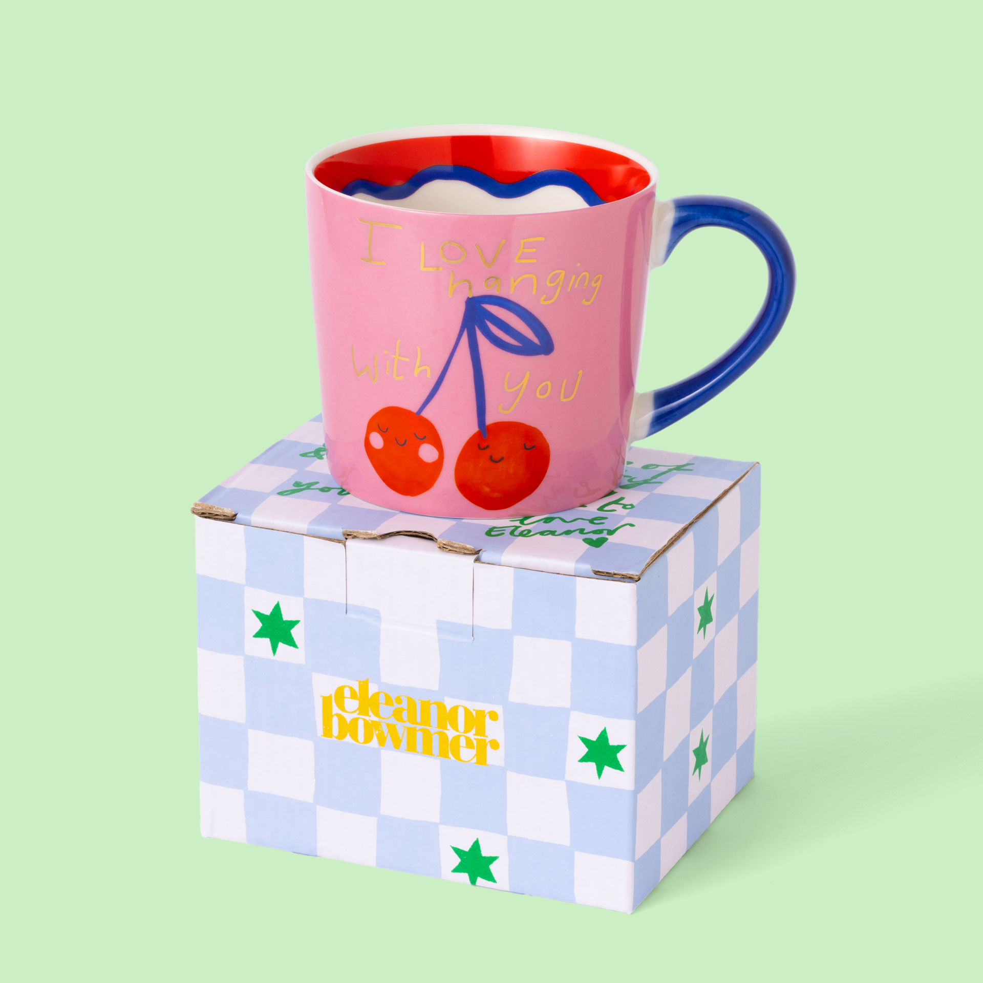 Mug Cerises « J’aime traîner avec toi » – 300 ml