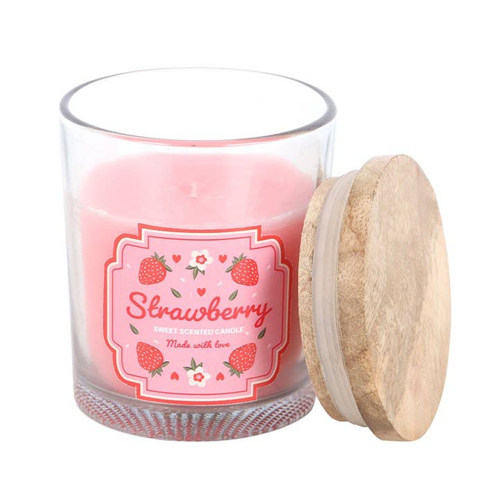 Bougie parfumée à la fraise