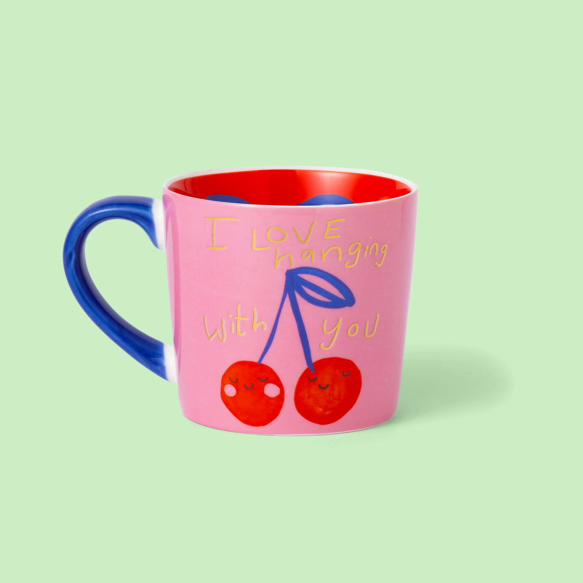 Mug Cerises « J’aime traîner avec toi » – 300 ml
