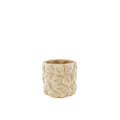 Vaso - Baci - Ceramica - Beige - 11x11x11,5cm