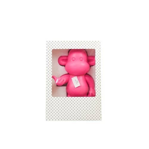 Ornament - Hanging Loose Monkey Figurine 'The Legend' - Poly resin - Pink - 33x21x50cm