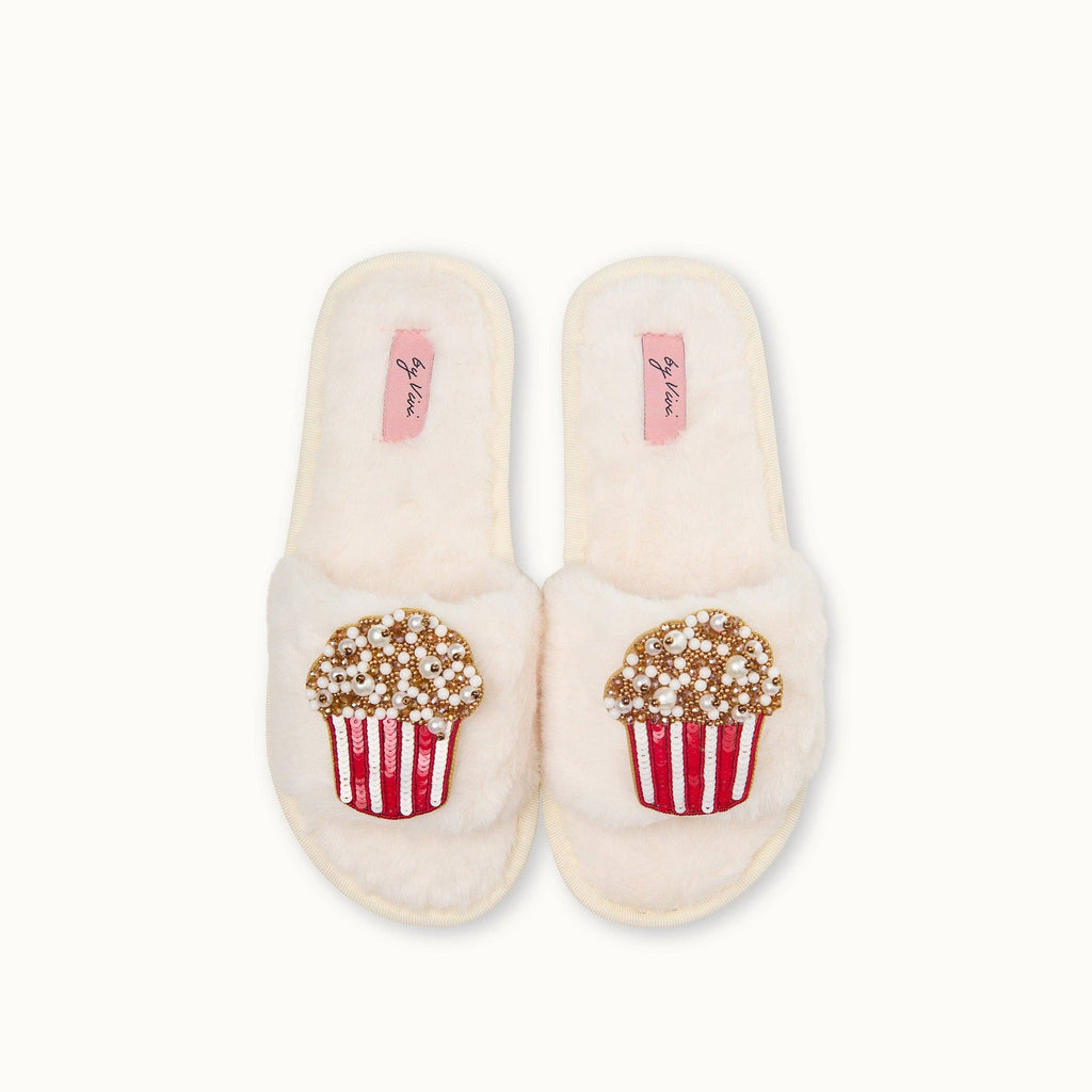 Paire de broches pour Chaussons - Popcorn