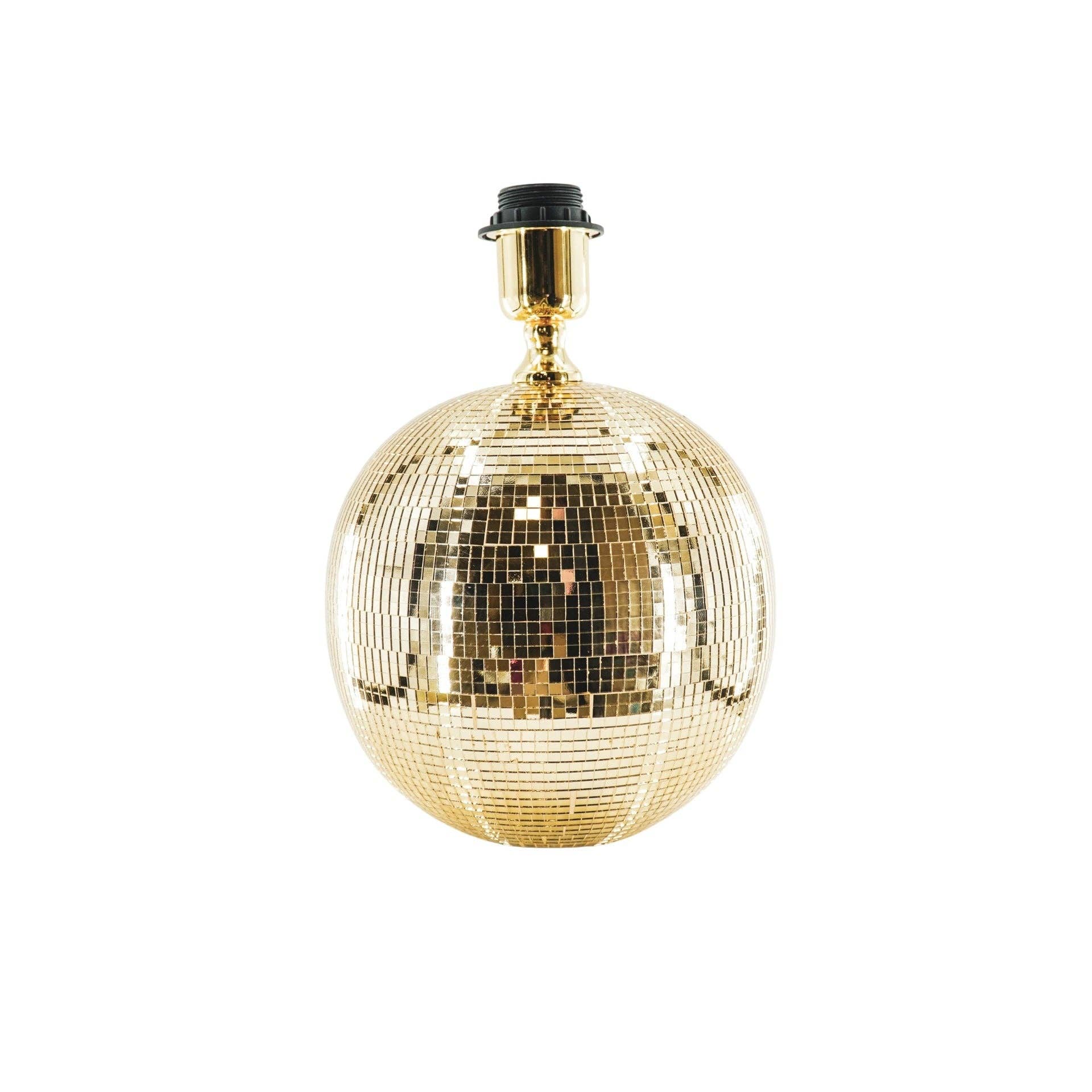 Lampada - Lampada da tavolo Sfera a specchietti - Vetro - Oro - 20x20x20cm