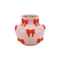 Vaso - Vaso per fiori Rubans - Rosa/Arancio - 14,5x14,5x13cm