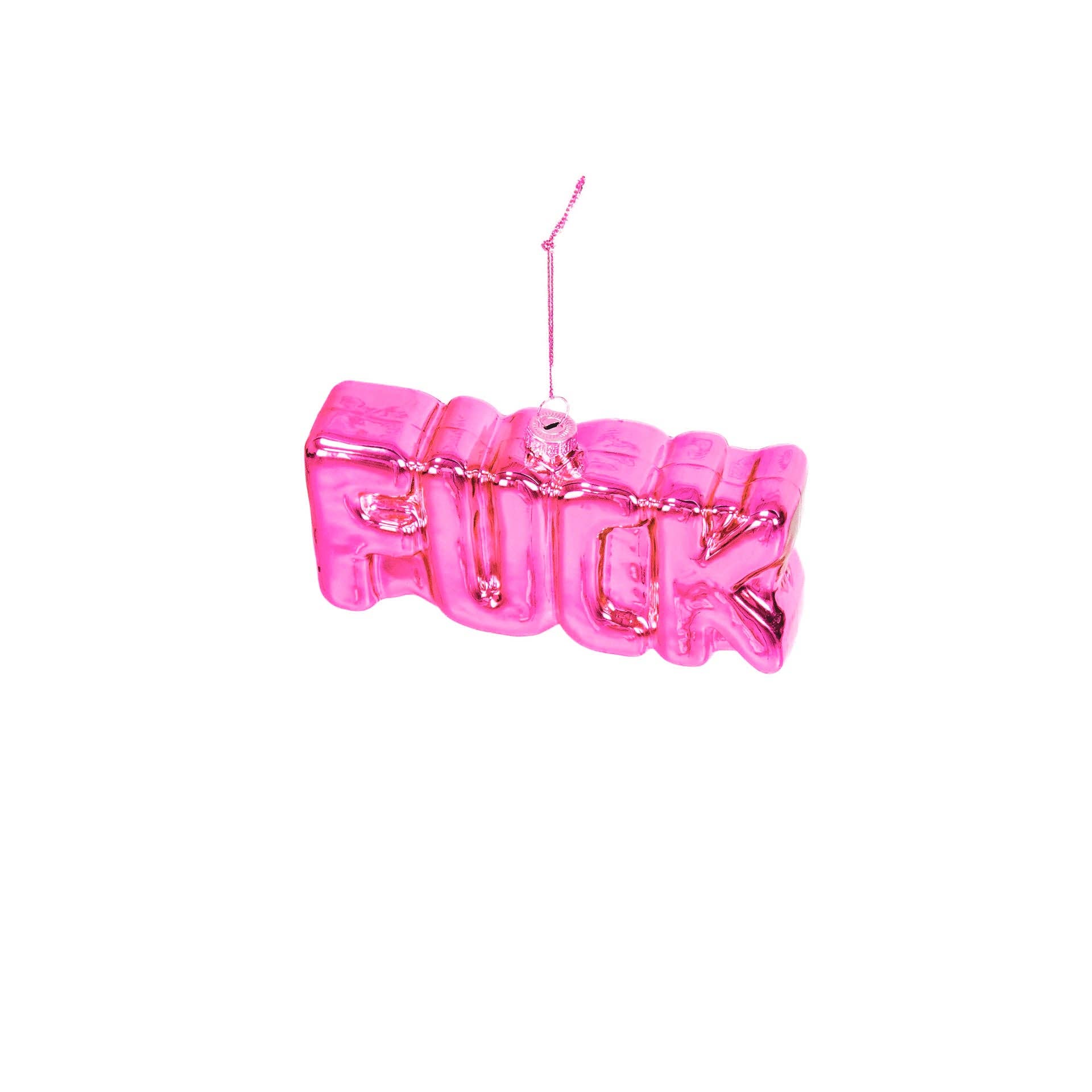 Boule de Noël Fuck Rose