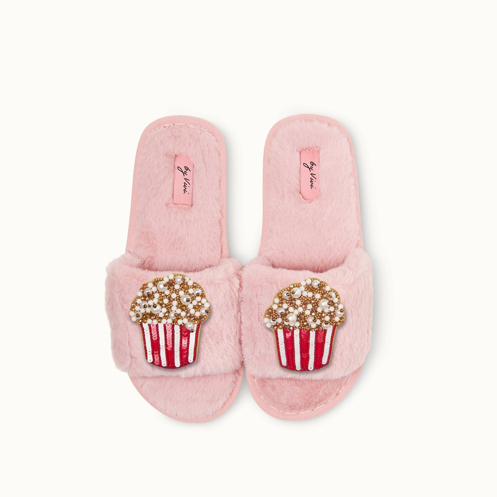 Paire de broches pour Chaussons - Popcorn