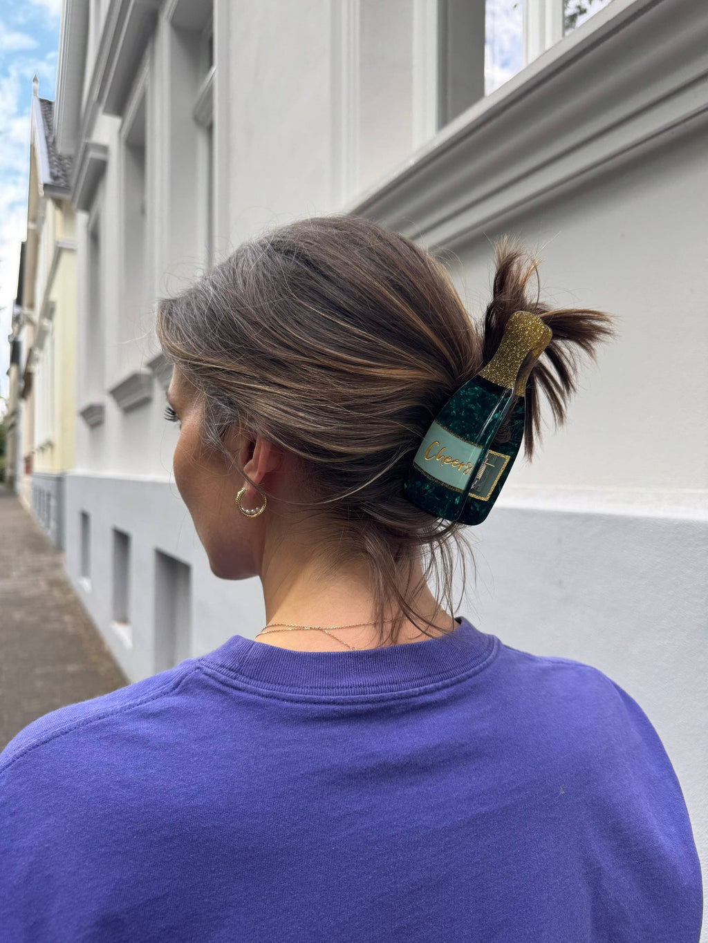 Pince à cheveux Champagne