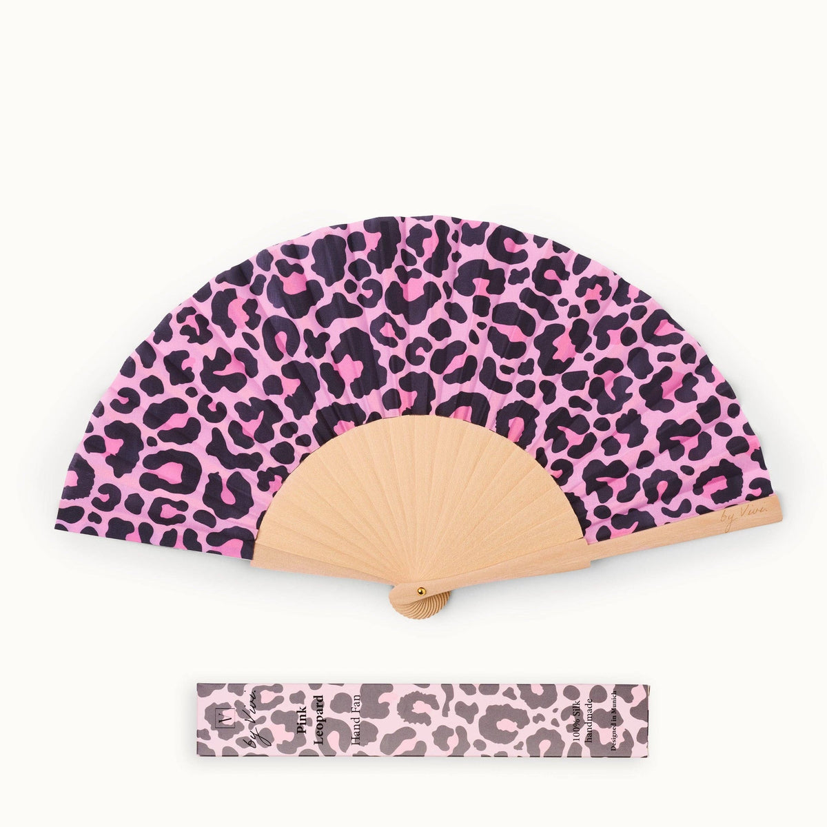 Leopard Rose Fan