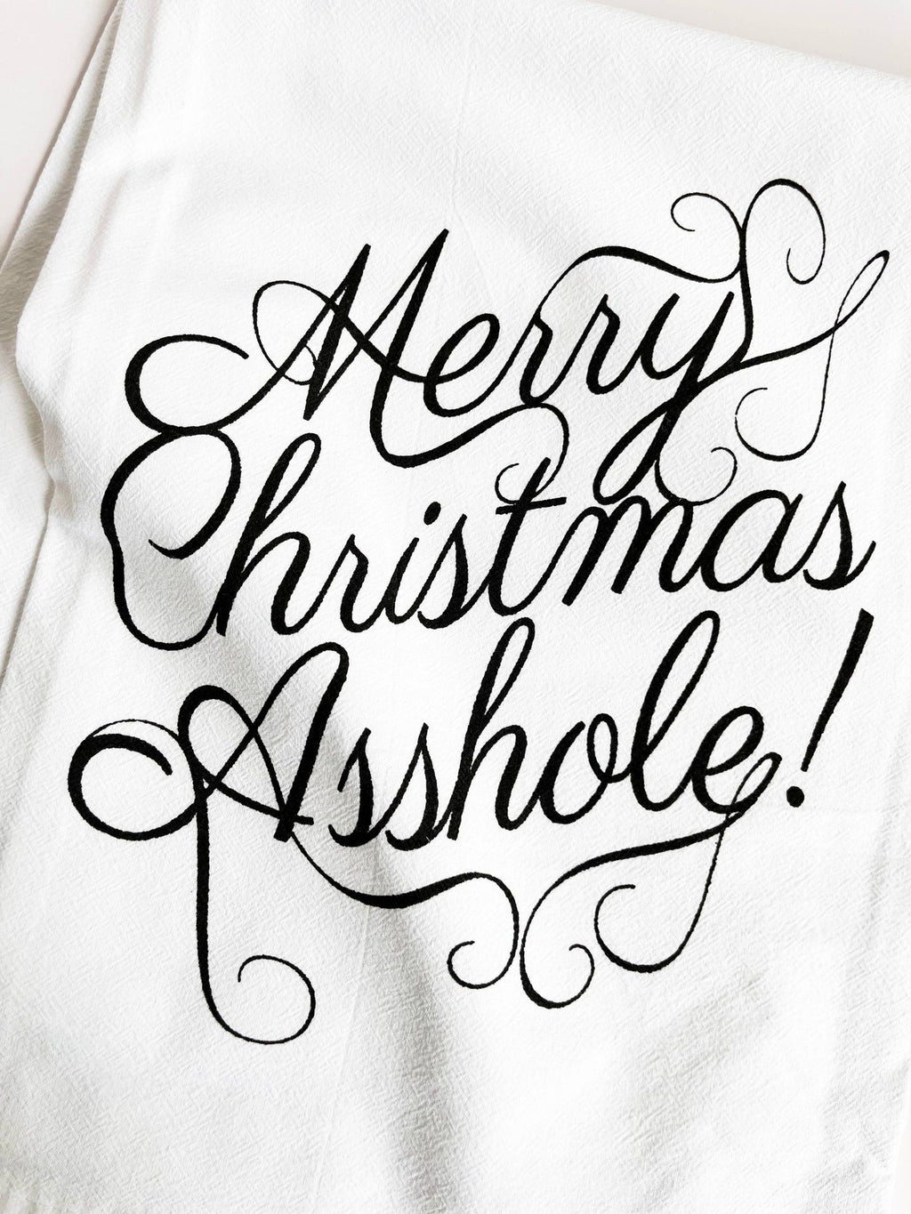 Strofinaccio Merry Christmas Asshole