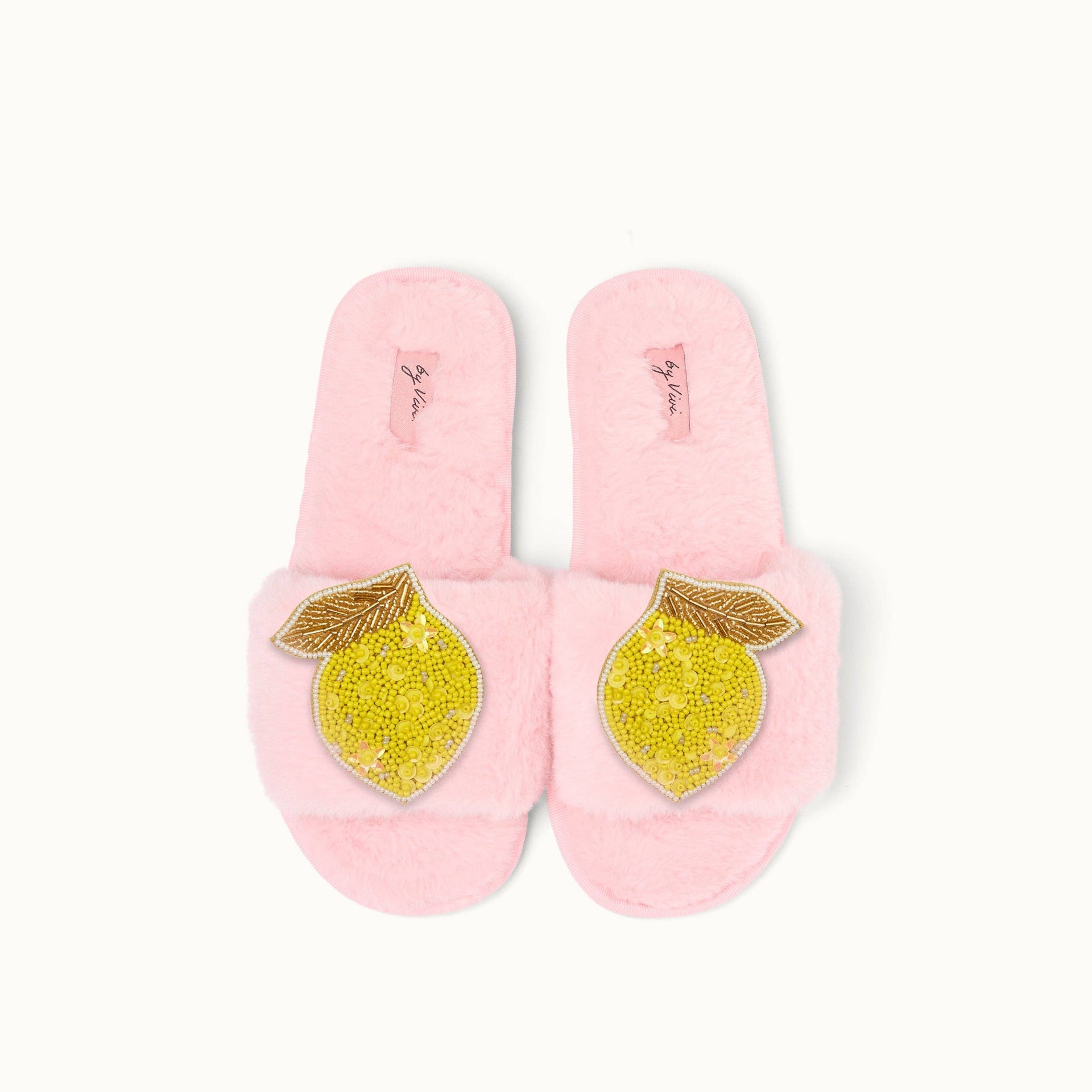 Paire de broches pour Chaussons - Citron